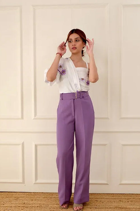 Myra Floral Lavender Coord